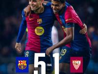  梅西单刀被挡 巴萨负塞维 